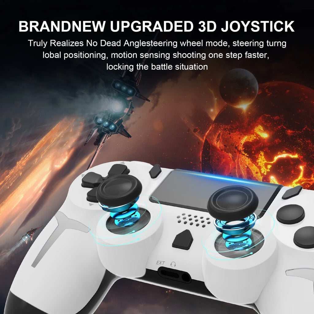 Wireless Gaming Controller for PS4/PS3/PC - Dual Vibration & Gyroscope