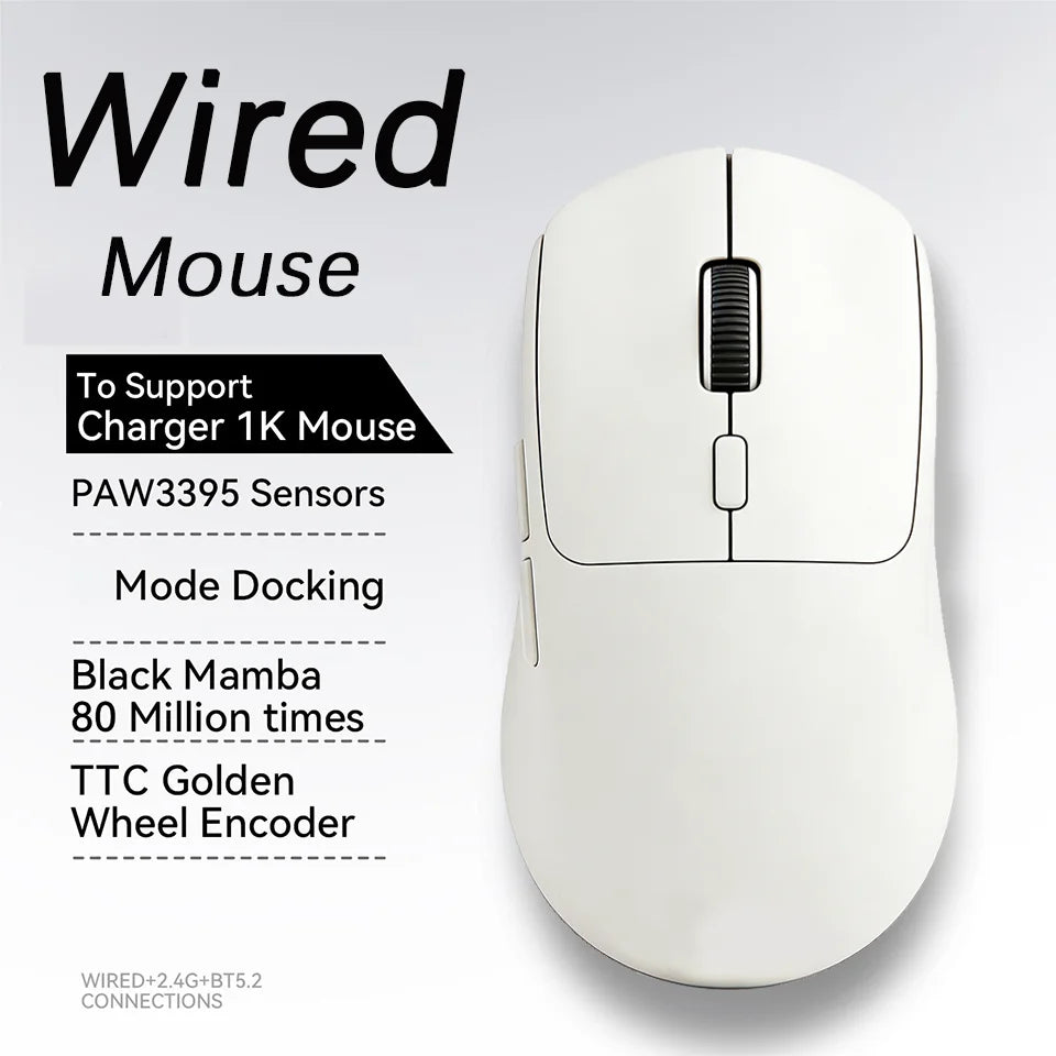RGB Wireless Gaming Mouse Pro - PAW3311 Sensor