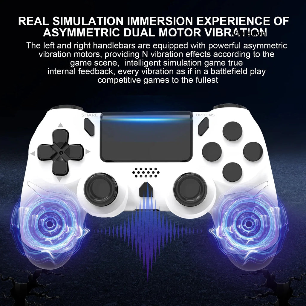 Wireless Gaming Controller for PS4/PS3/PC - Dual Vibration & Gyroscope