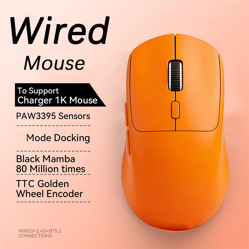 RGB Wireless Gaming Mouse Pro - PAW3311 Sensor
