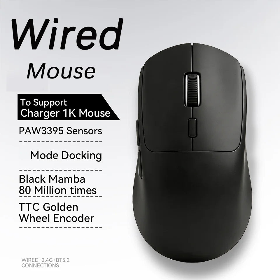 RGB Wireless Gaming Mouse Pro - PAW3311 Sensor