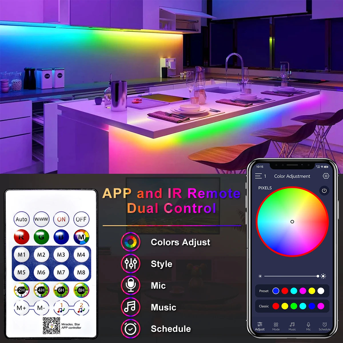 RGB Neon Flex - Smart LED Strip 1-5M