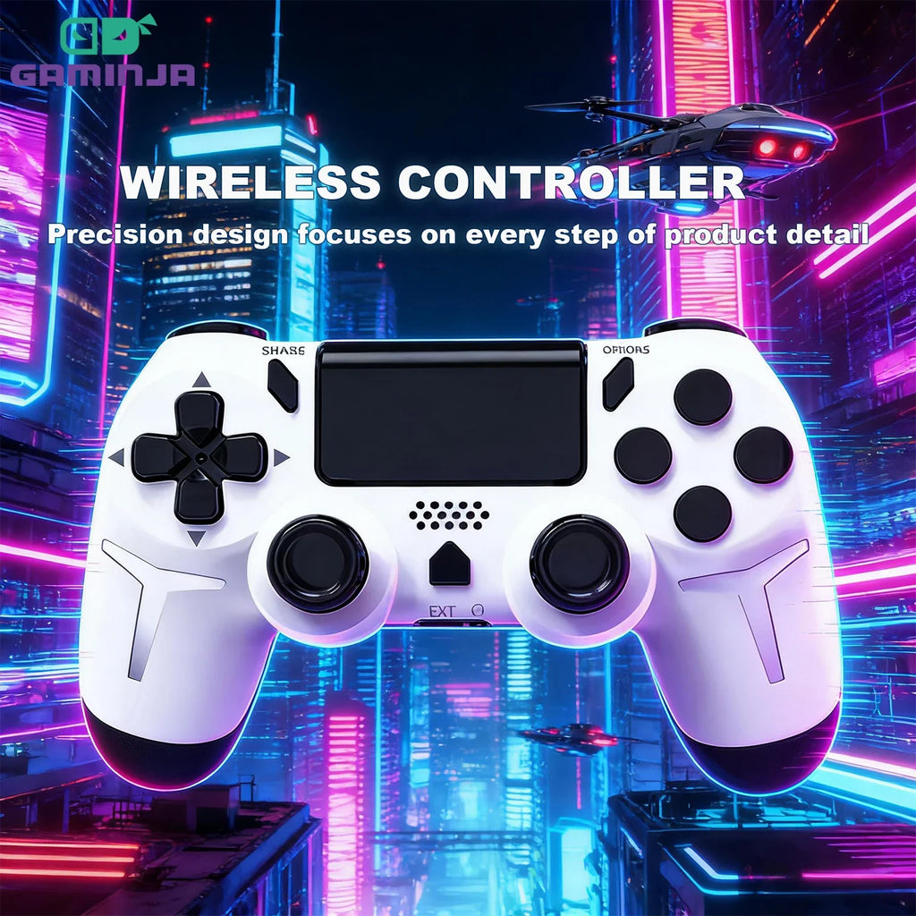 Wireless Gaming Controller for PS4/PS3/PC - Dual Vibration & Gyroscope