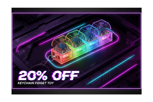 Banner 20% OFF Keychain Fidget