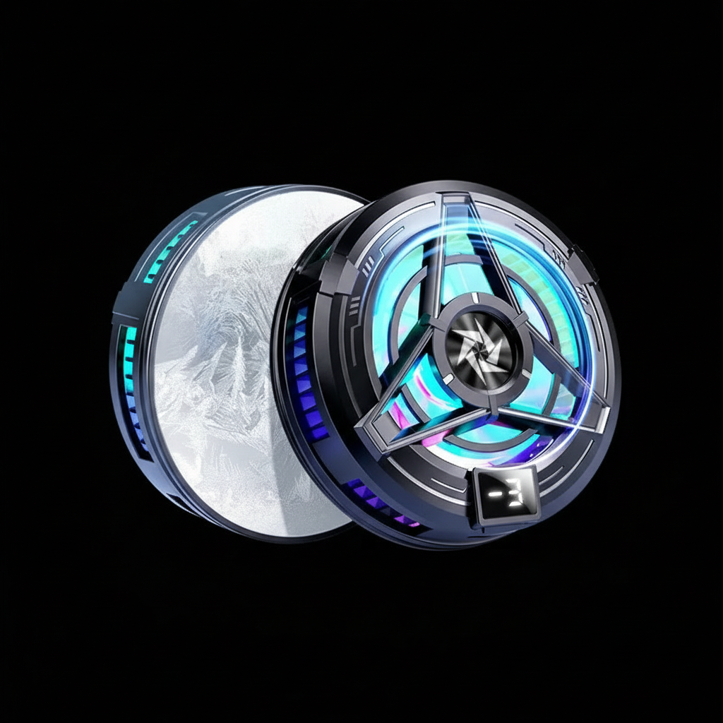 Phone Cooling Fan - Fundo Preto 2